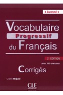 Vocabulaire progressif du français - 2e édition niveau Avance B2-C1, corriges
